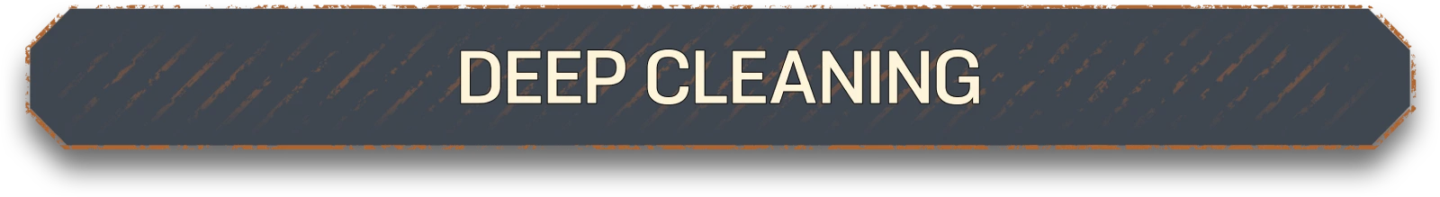 deep cleaning